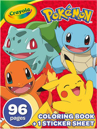 96-Page Coloring Book, Pokemon