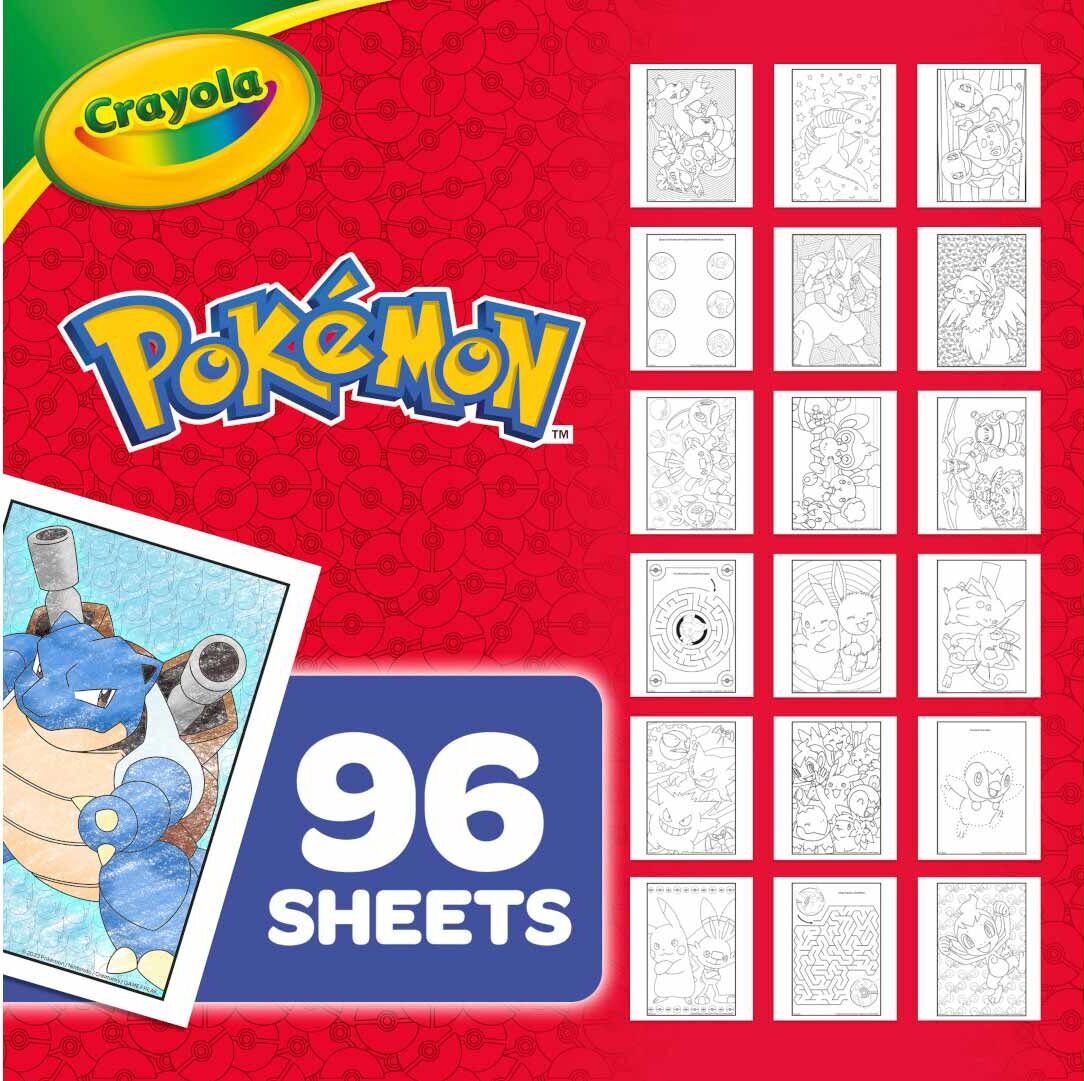 Crayola Coloring Book-Pokemon, 96 Pages Crayola Coloring Book-Pokemon, 96 Pages