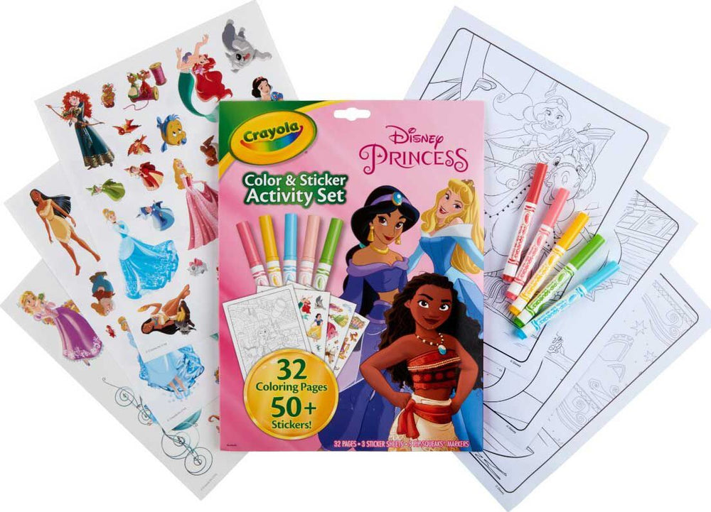 Color & Sticker Activity Set, Princess