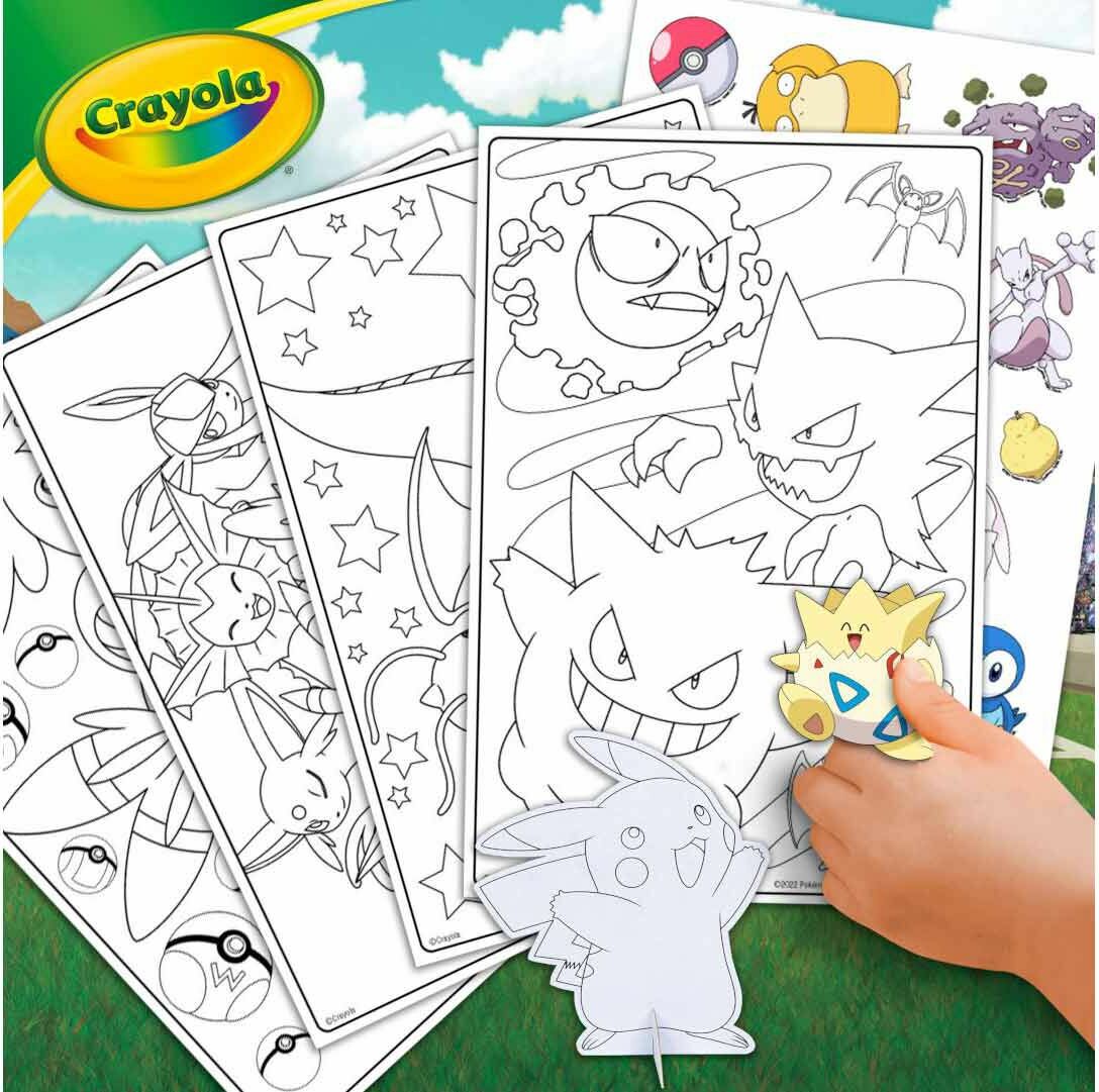 Pokémon Create and Color Coloring Art Case - Pikachu