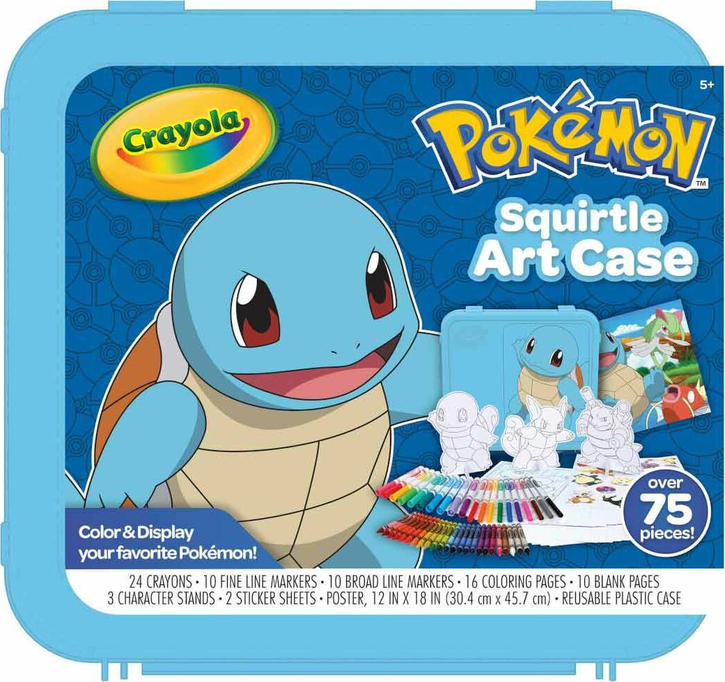 Pokémon Coloring Art Case - Squirtle - 75+ Pcs