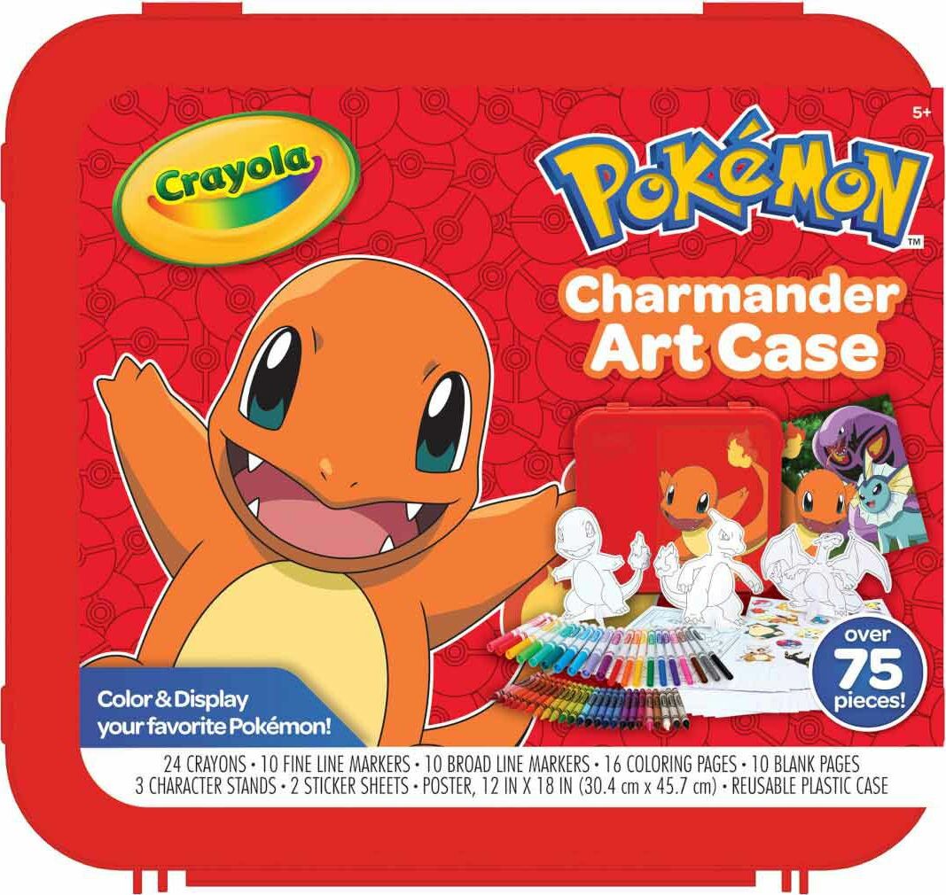 Pokémon Create and Color Coloring Art Case - Charmander