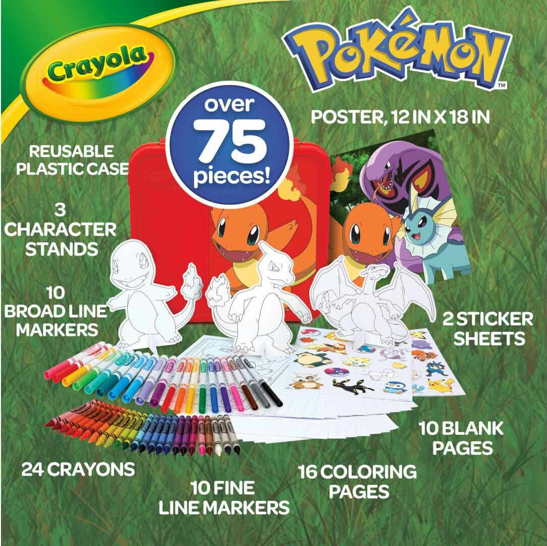 Pokémon Create and Color Coloring Art Case - Charmander