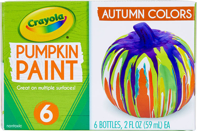 6 Count Pumpkin Paint Set - Autumn Colors