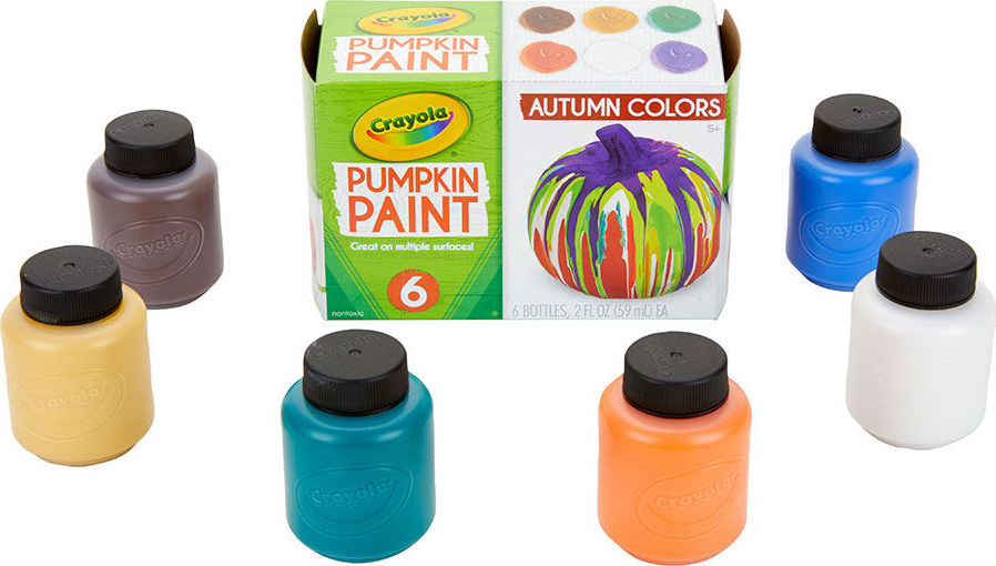 6 Count Pumpkin Paint Set - Autumn Colors