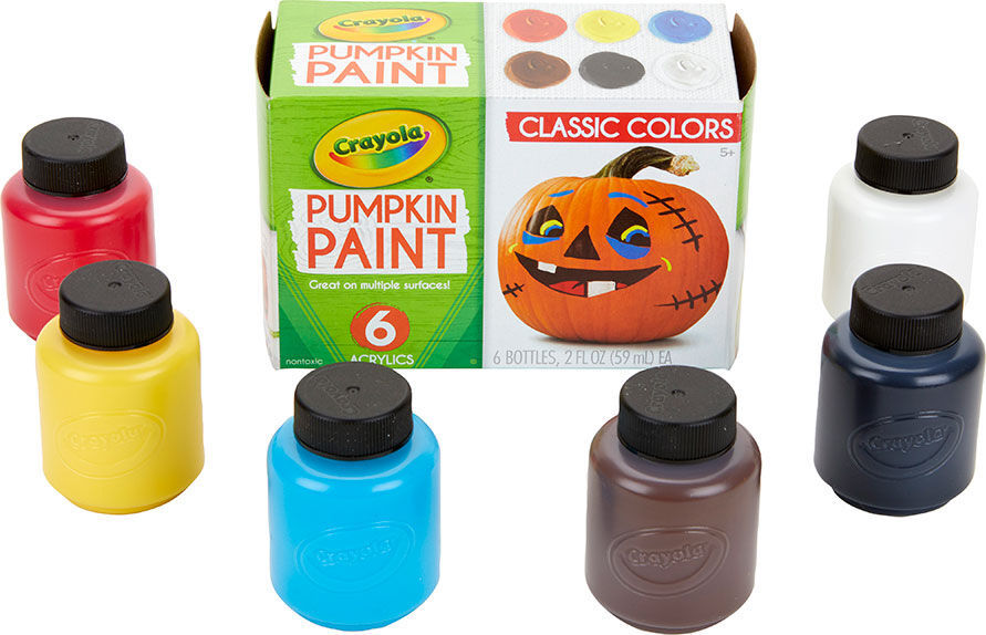 6 Count Pumpkin Paint Set - Classic Colors