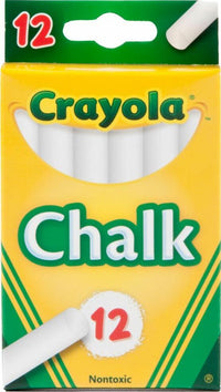 Crayola White Chalk - 12 Count
