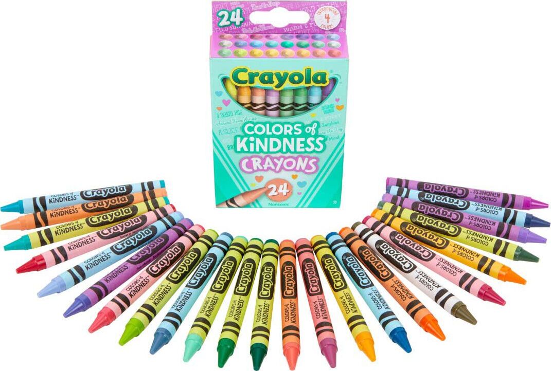 24 Ct Colors of Kindness Crayons