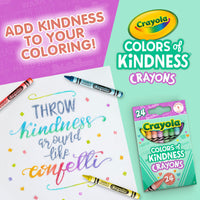 24 Ct Colors of Kindness Crayons