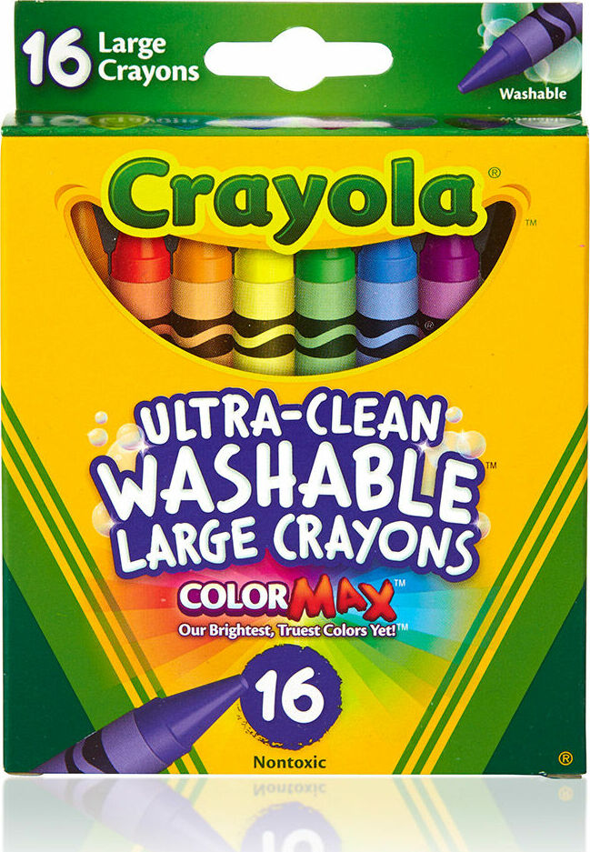 Kid's First Large Washable Crayons 16 ct.