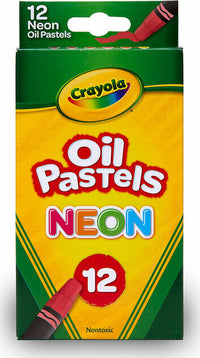 12 Pack Oil Pastels - Neon