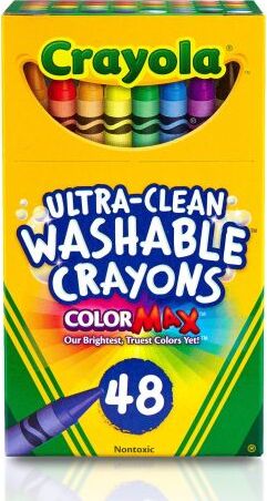 48 Ct Ultra-Clean Washable Crayons - Regular Size