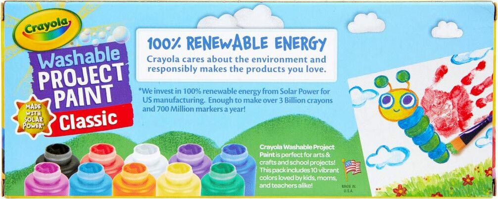 Washable Kids Paint 10 Count – Awesome Toys Gifts