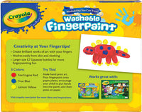 3 Ct 8-oz. Washable Fingerpaint, Bold Colors