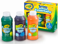 3 Count 8 oz Washable Fingerpaint - Bright Colors