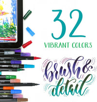 16 Count Signature Brush and Detail Dual-Tip Markers