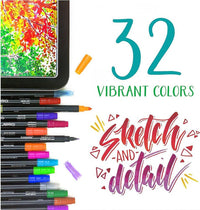 16 Count Signature Sketch and Detail Dual-Tip Markers