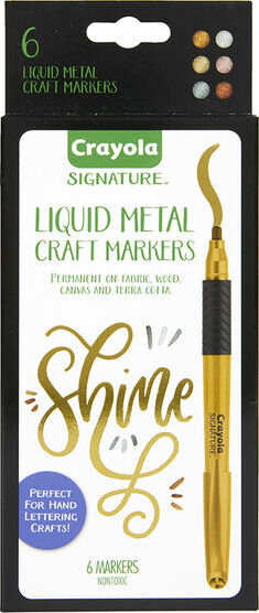 Signature, 6 Ct. Liquid Metallic Permanent Marker