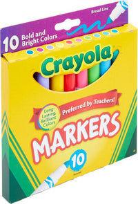 10 Ct  Broad Line Markers (assorted)