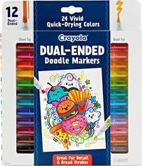 12 Ct Dual-Ended Doodle Markers