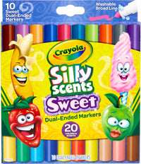 10 Pack Silly Scents Sweet Dual-Ended Markers