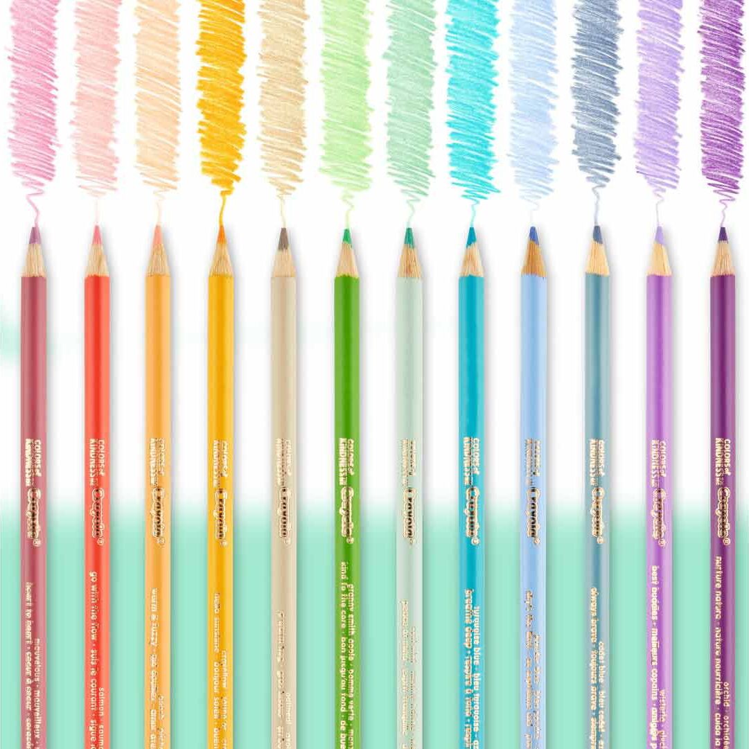 12 Ct Colors of Kindness Colored Pencils