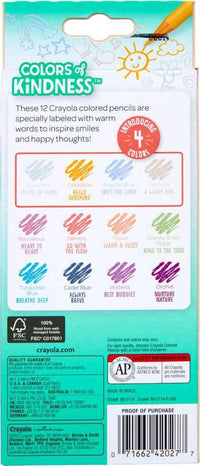 12 Ct Colors of Kindness Colored Pencils