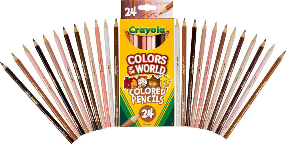 24 Ct Colored Pencils, Colors of the World