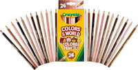 24 Ct Colored Pencils, Colors of the World