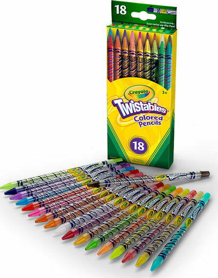 18 Count Twistables Colored Pencils