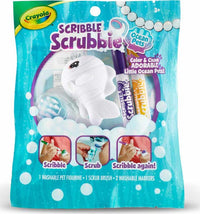 1 Ct Scribble Scrubbie, Ocean Pets
