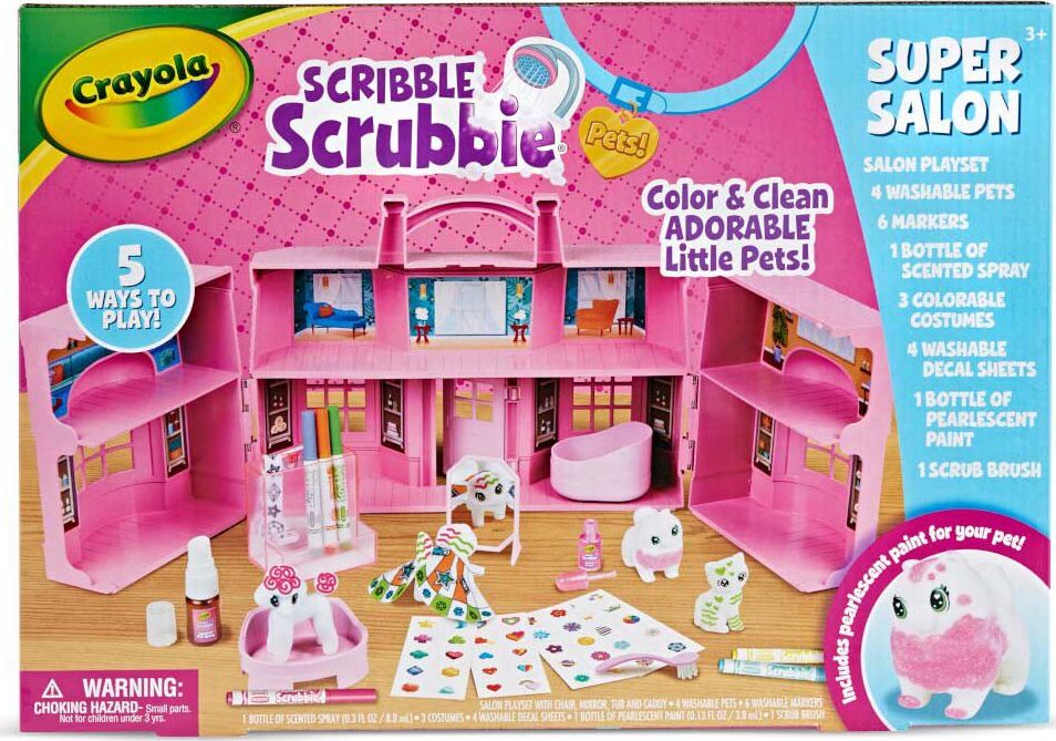 Scribble Scrubbie Pets, Super Salon