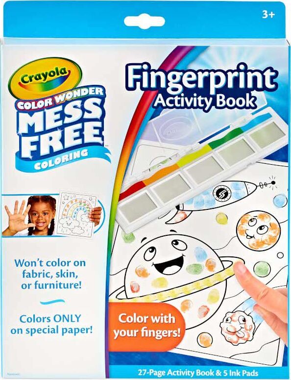 Color Wonder Fingerprint Activity Book