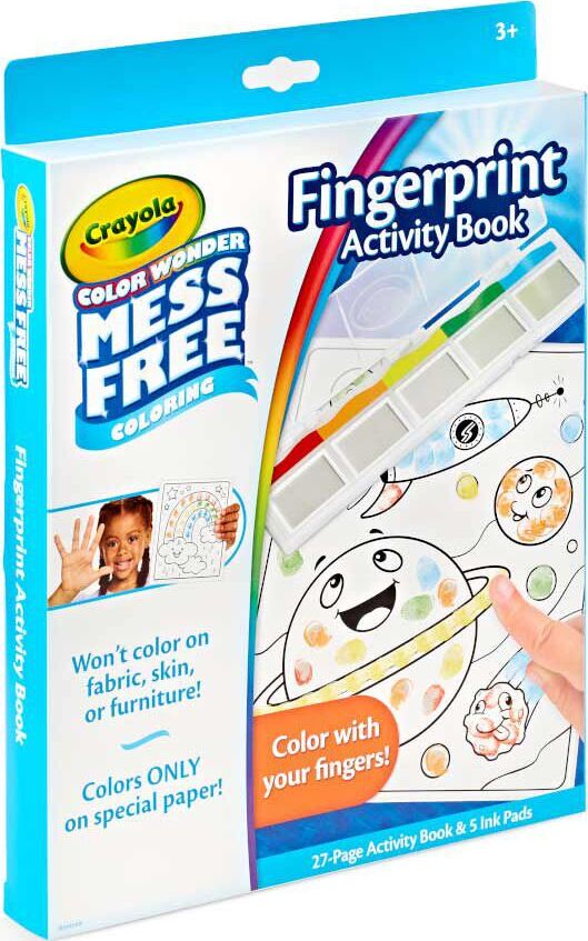 Color Wonder Fingerprint Activity Book