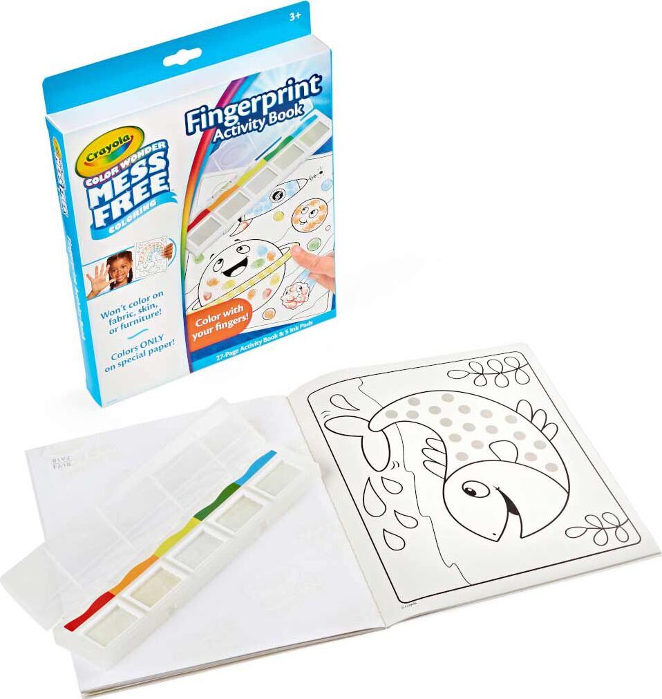 Color Wonder Fingerprint Activity Book