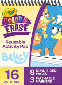 Color and Erase Reusable Activity Pad: Bluey