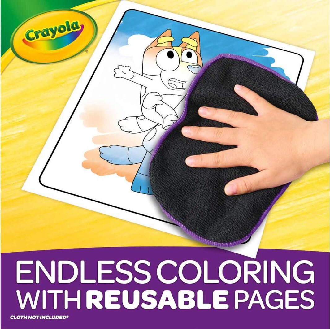 Color and Erase Reusable Activity Pad: Bluey