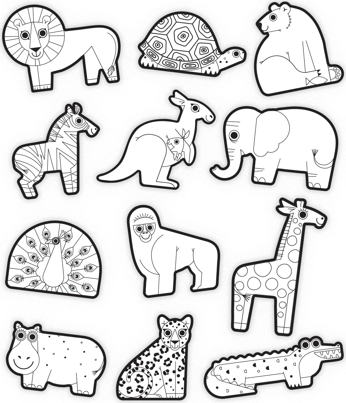 Coloring Stickers - Animal 