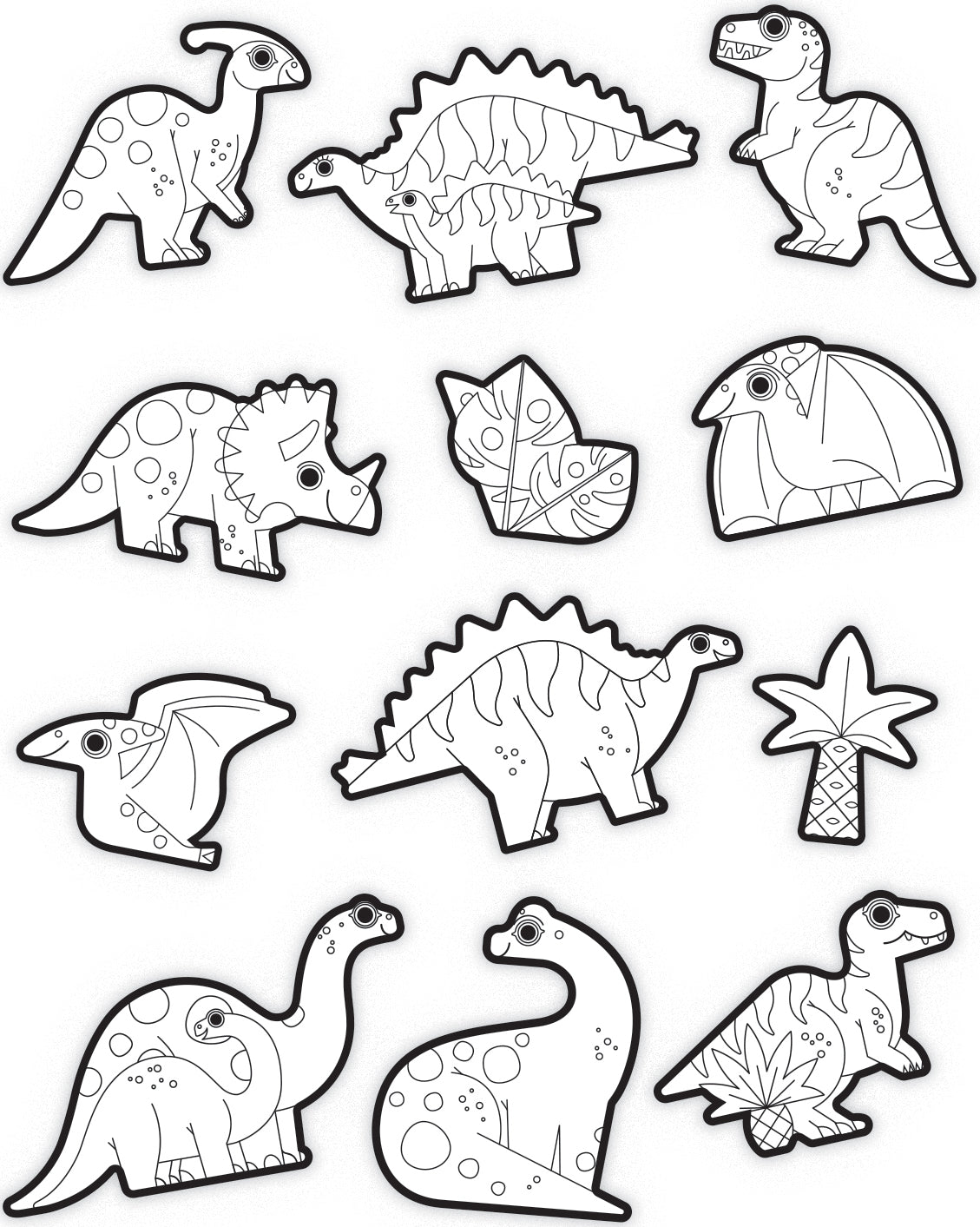 Coloring Stickers - Dinosaur 