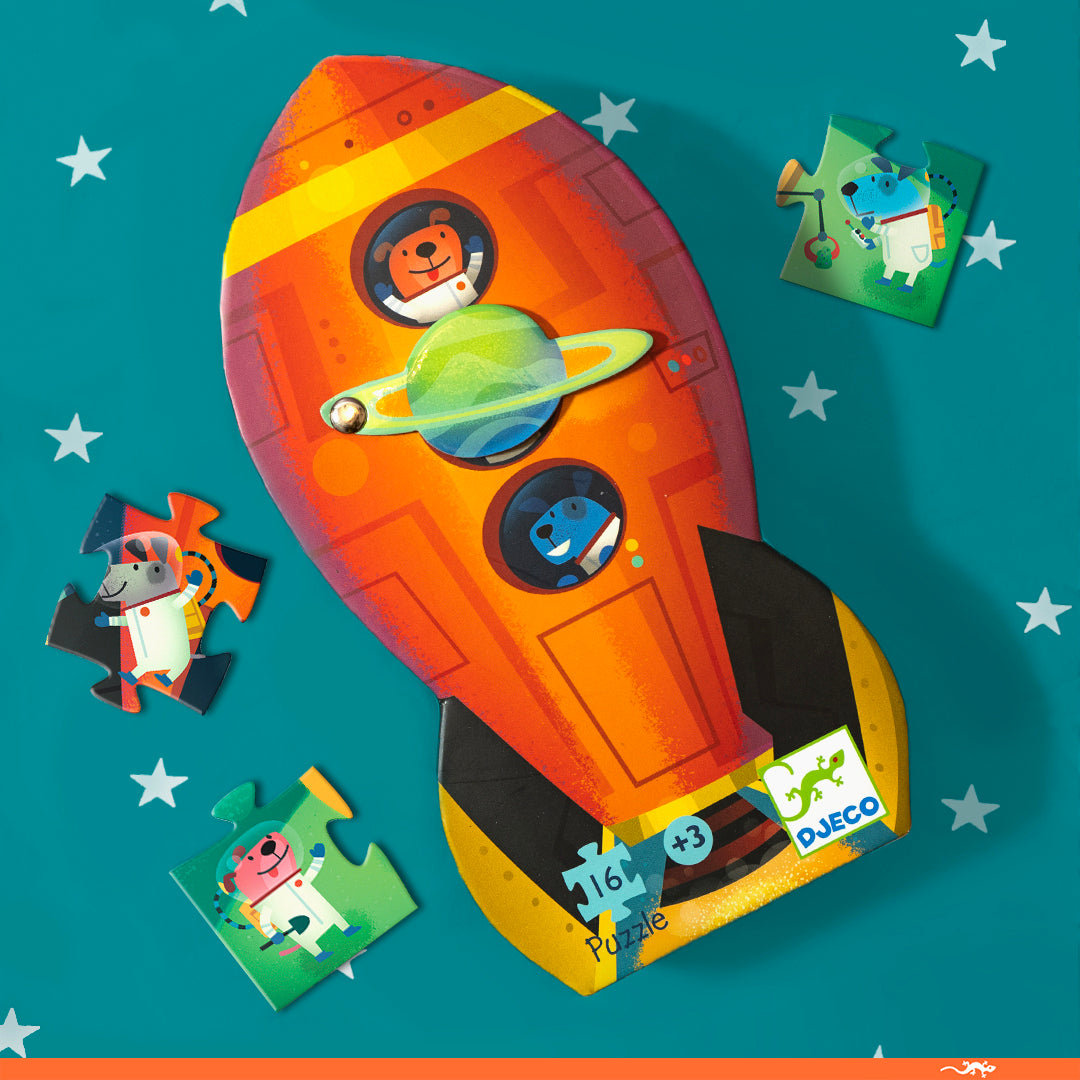 Djeco Rocket 16Pc Jigsaw Puzzle