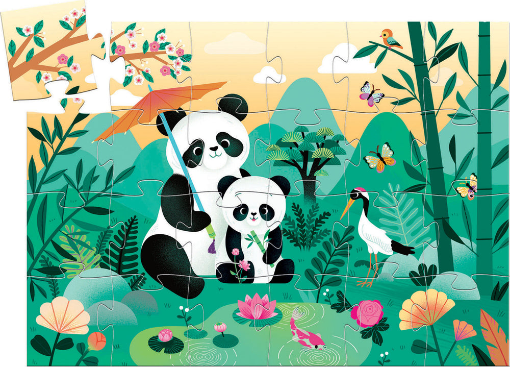 Leo The Panda 24pc Silhouette Jigsaw Puzzle