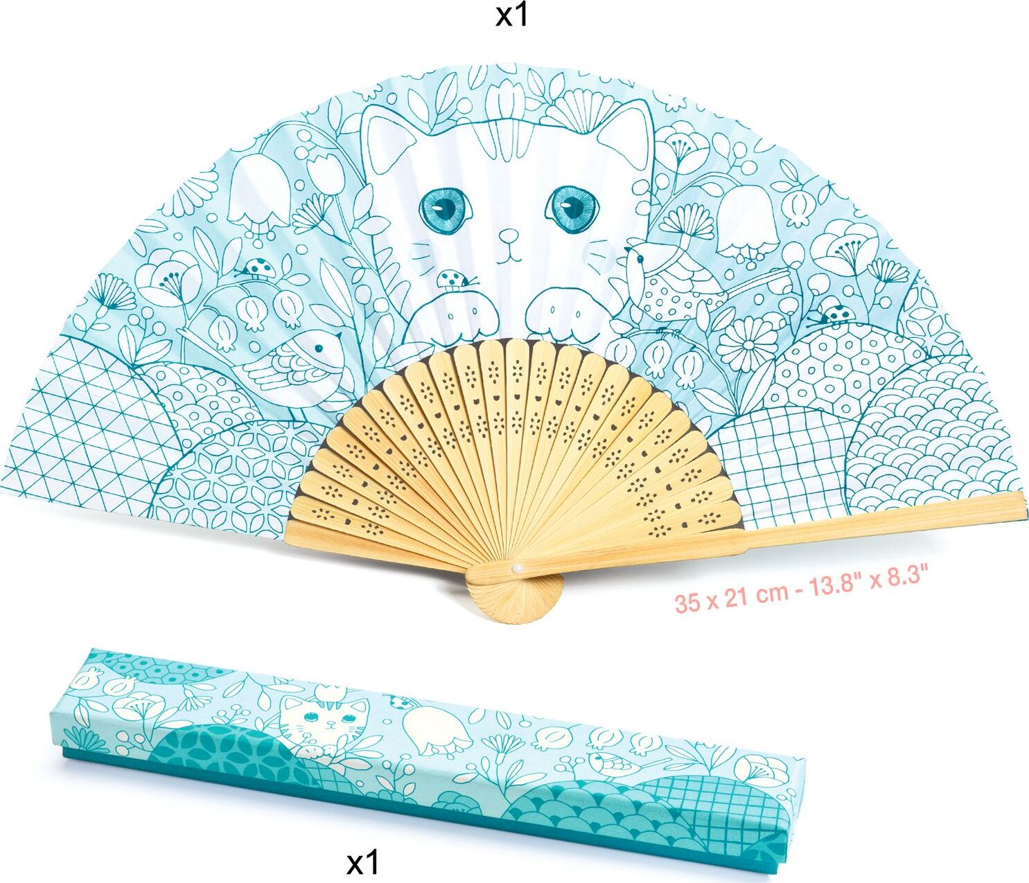 DJECO Koneko DIY Fan and Case Craft Kit