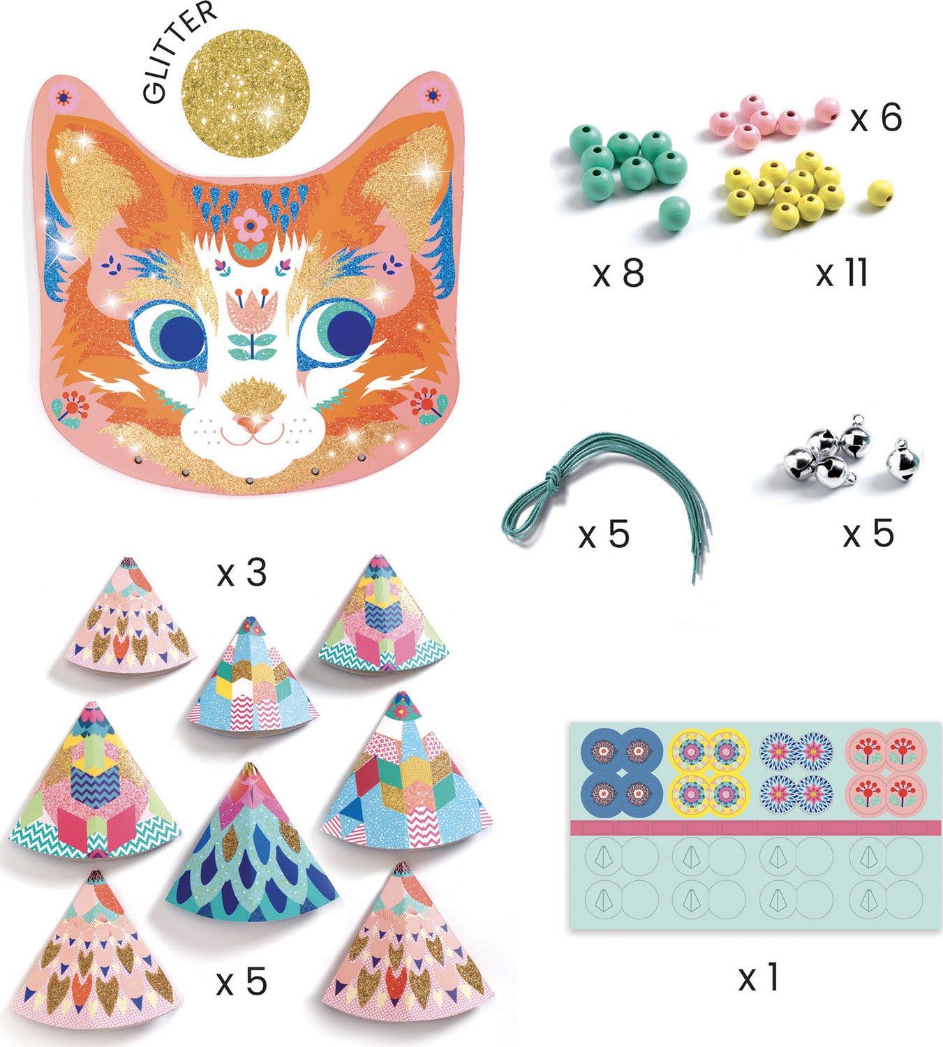 Kitty DIY Wind Chime Craft Kit