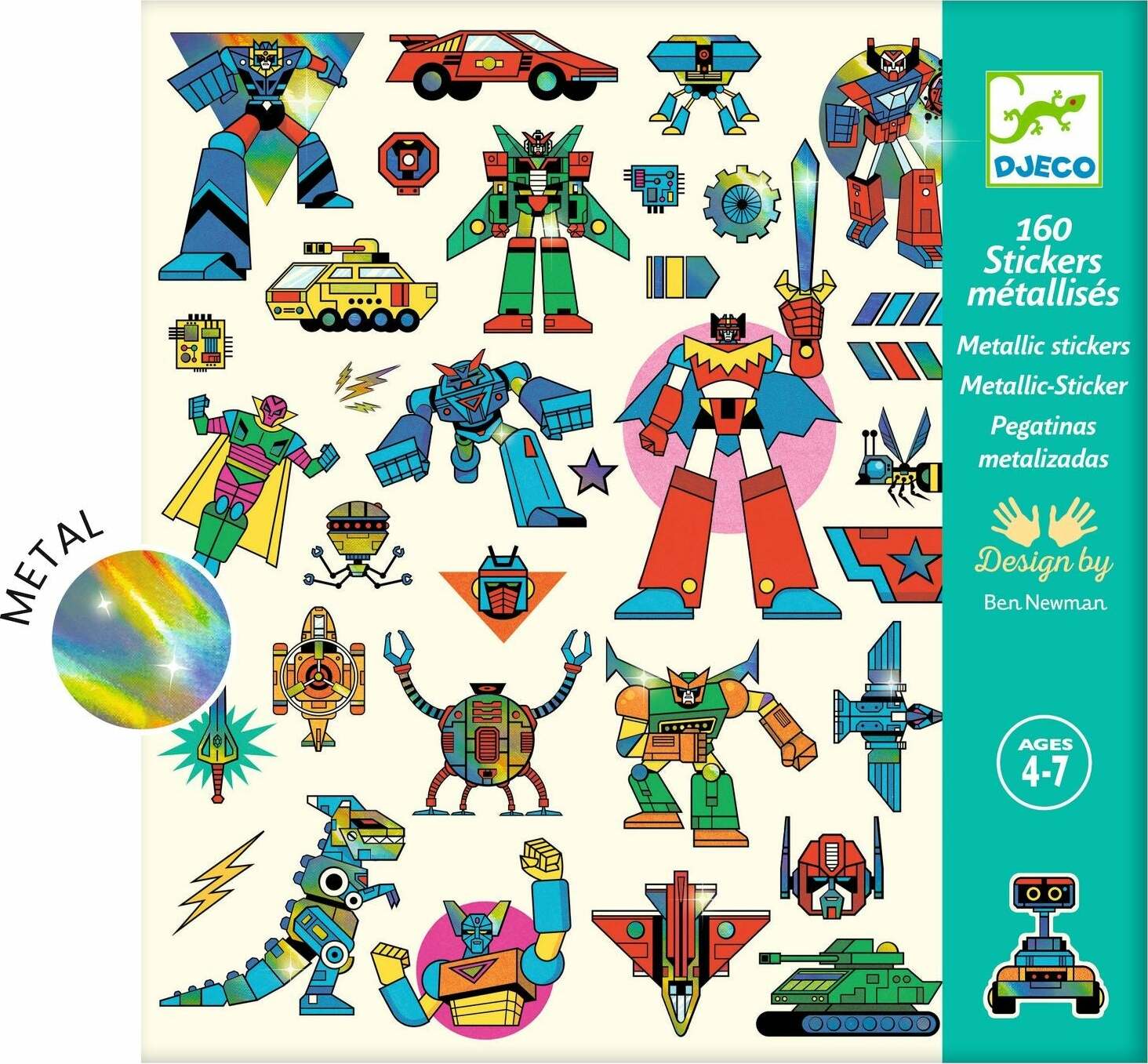 Robots Sticker Sheets – Awesome Toys & Gifts