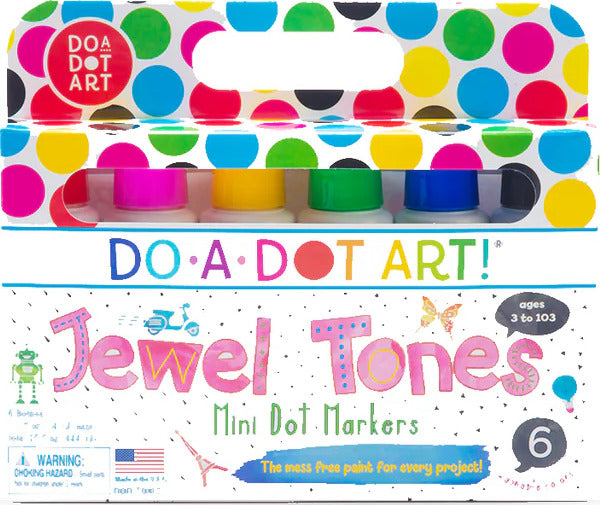 Mini Jewel Tone 6 Pack Dot Markers