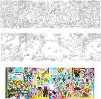 Wild Things (fold-out coloring book with stickers)