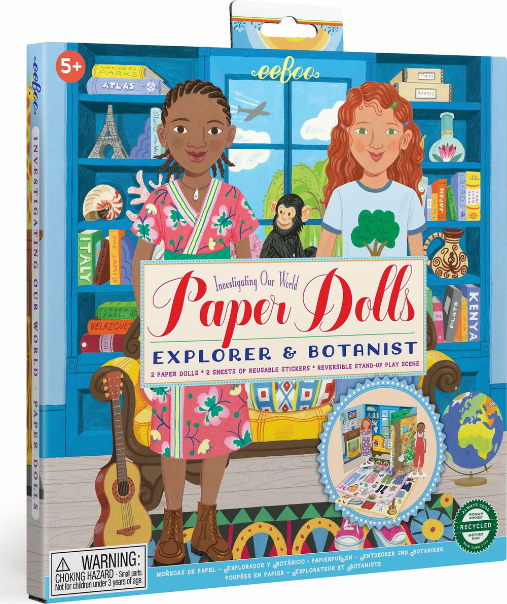 Explorer & Botanist (paper dolls)