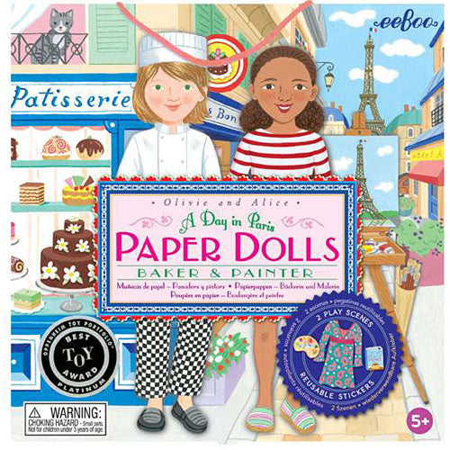 Baker & Painter (paper dolls)