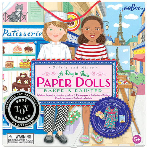Baker & Painter (paper dolls)