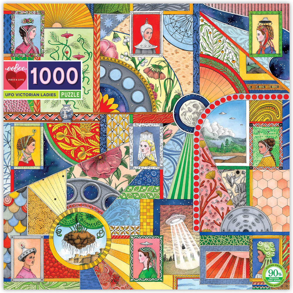 UFO Victorian Ladies 1000 Piece Puzzles